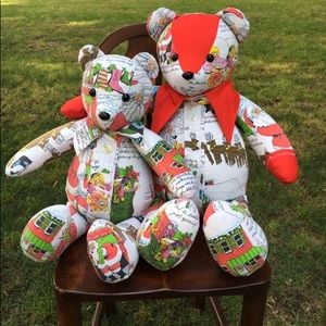 Handmade custom memory bears